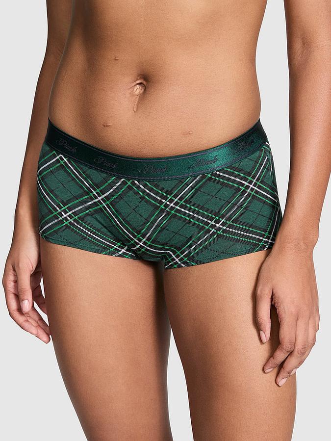 Logo Cotton Boyshort Panty image number 0
