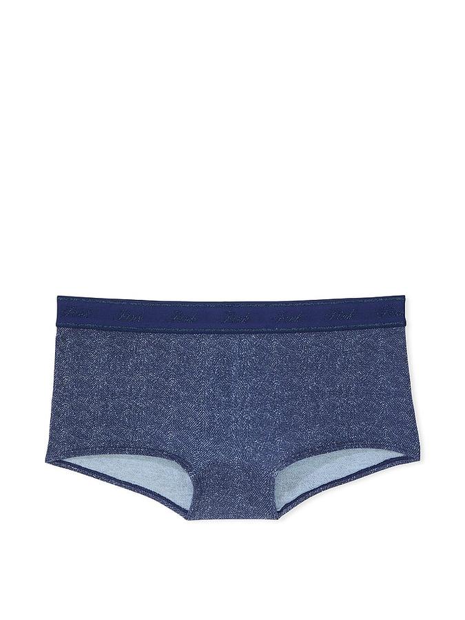 Logo Cotton Boyshort Panty image number 2