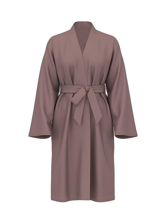 Satin Midi Robe image number 2