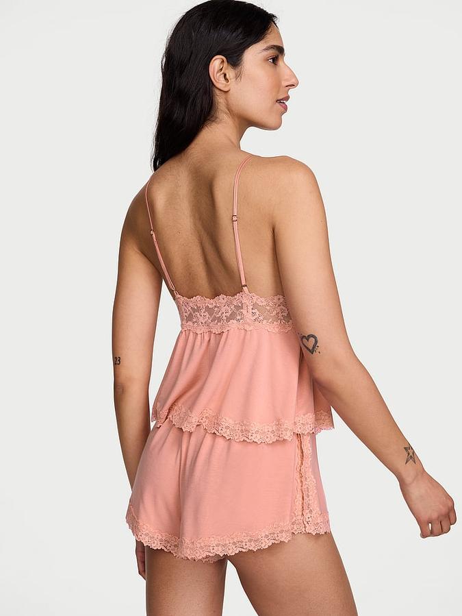 SoSoft&trade; Modal Lace-Trim Cami & Shorts Set