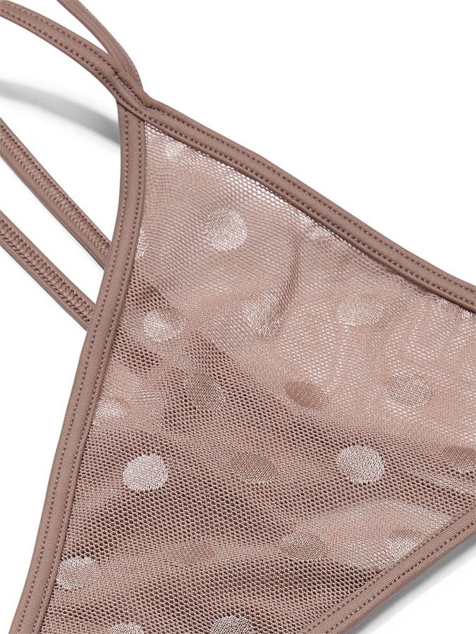 DOT MESH STRAPPY THONG image number 2
