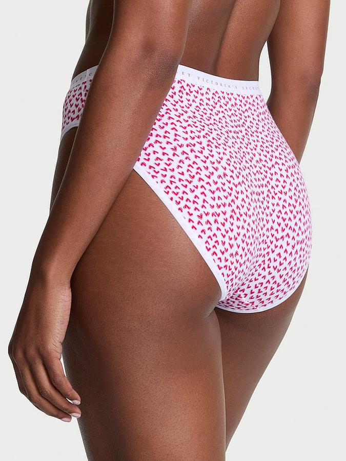 Stretch Cotton High-Leg Brief Panty image number 1