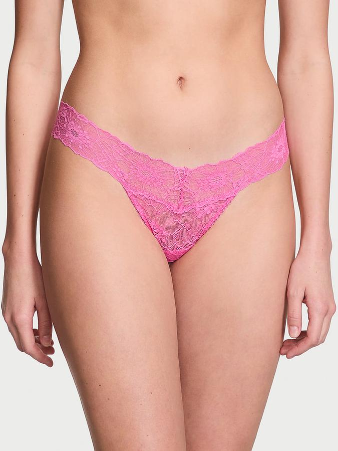 Lace Thong Panty image number 0