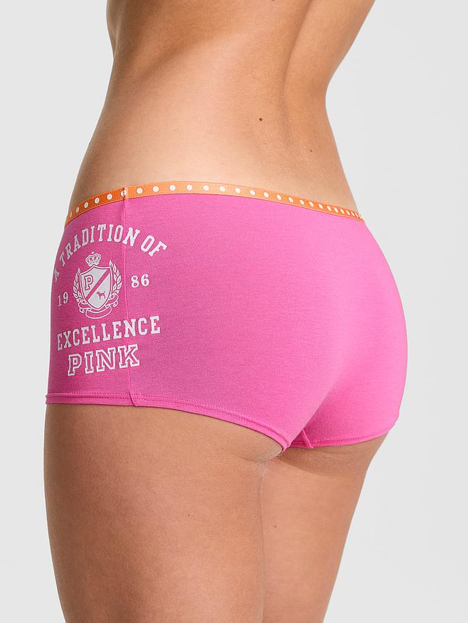 Logo Cotton Boyshort Panty