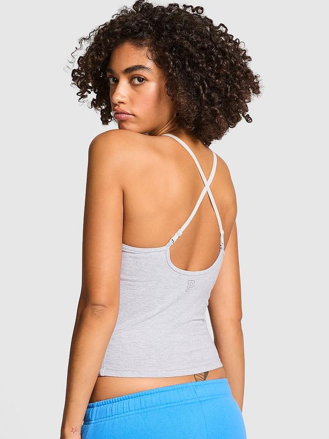 All-Day Cotton Square-Neck Tank Top image number 1
