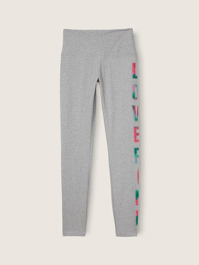 Cotton High-Waist Leggings image number 2