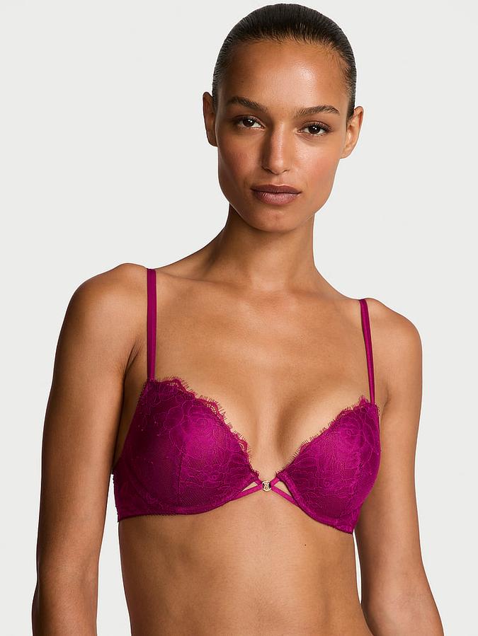 Rose Lace Push-Up Bra image number 0