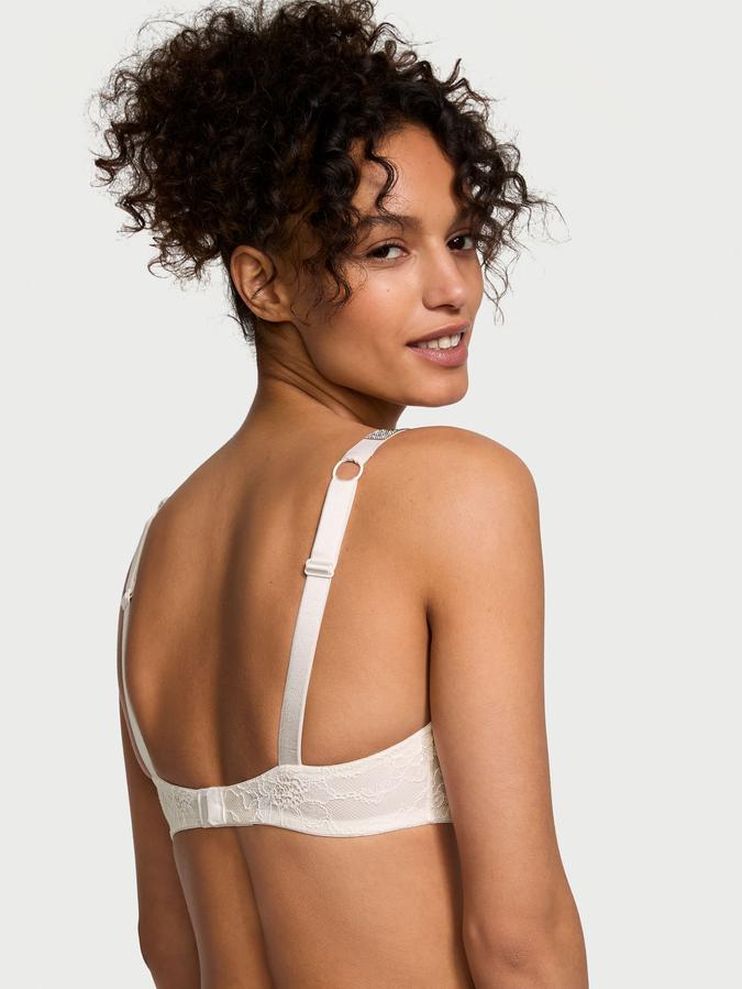 Shine Strap Lace Scoop Bralette image number 1