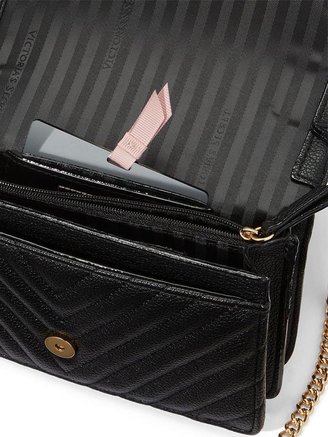 The Victoria Mini Crossbody Bag Black image number 3