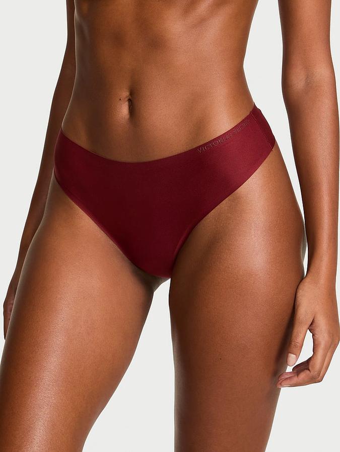 Body by Victoria Flex Mid-Rise Thong Panty image number 0