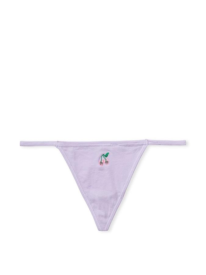 Cotton V-String Panty image number 1