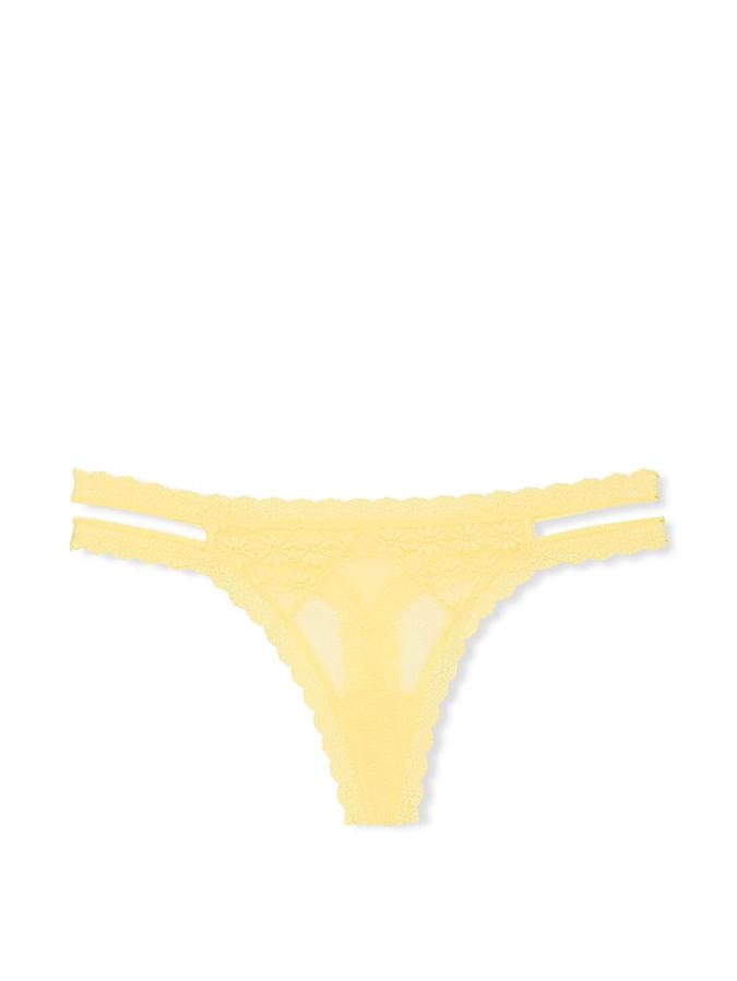Daisy Lace Thong Panty image number 2