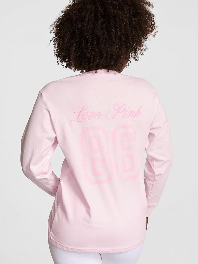 Campus Cotton Long-Sleeve Tee