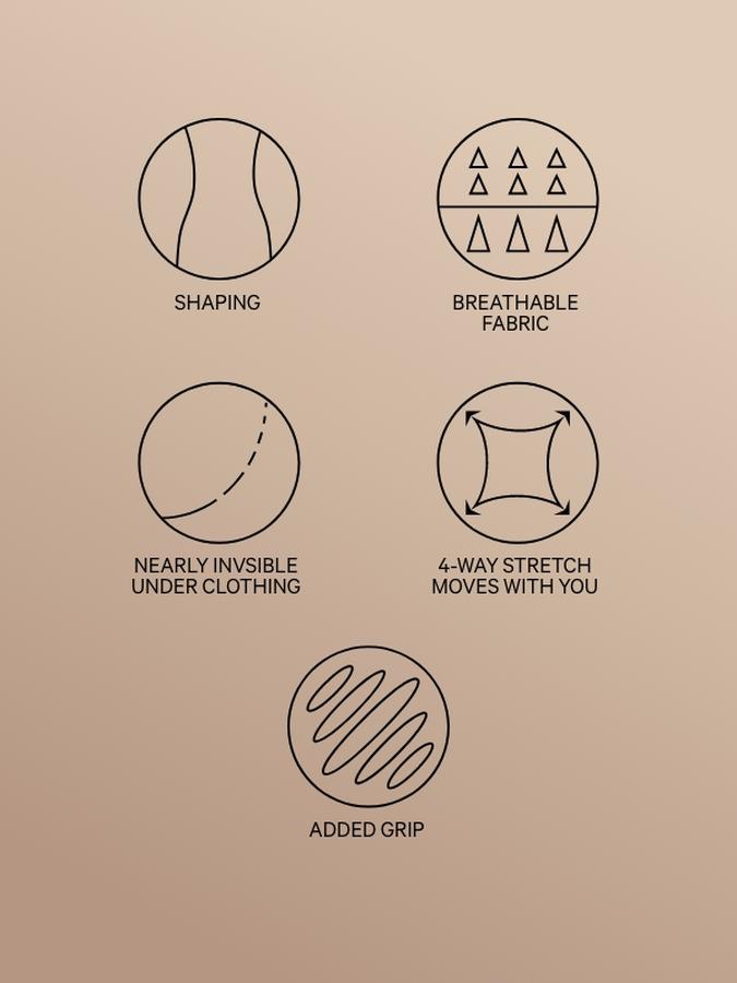 Shapewear by Victoria SeamlessShaping&trade; Mid-Thigh Shorts image number 4