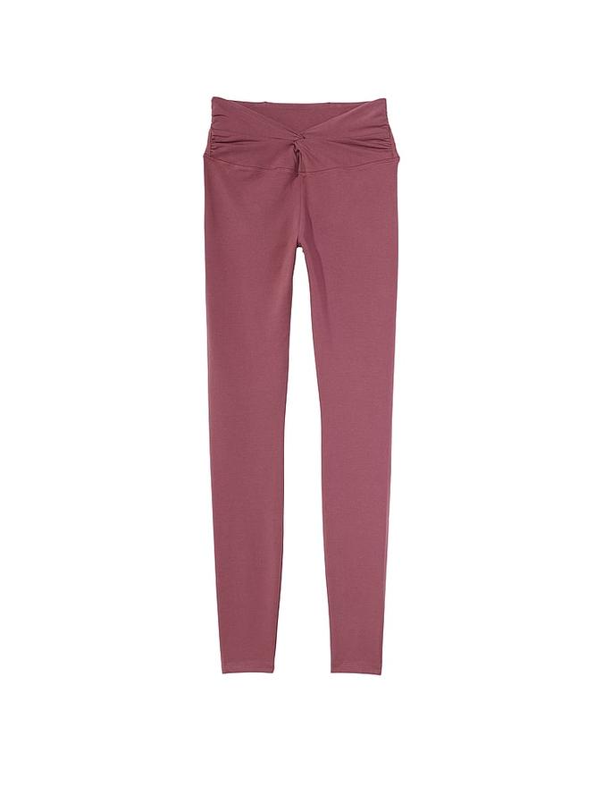 Cotton Twist-Waist Leggings image number 2