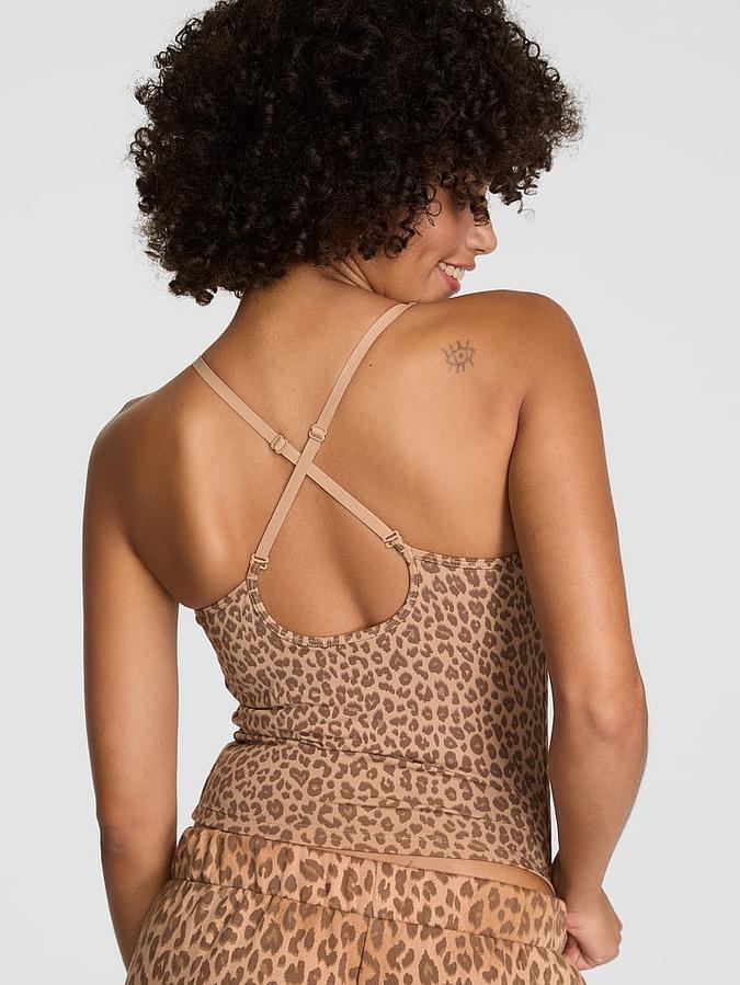 All-Day Cotton Square-Neck Tank Top image number 1