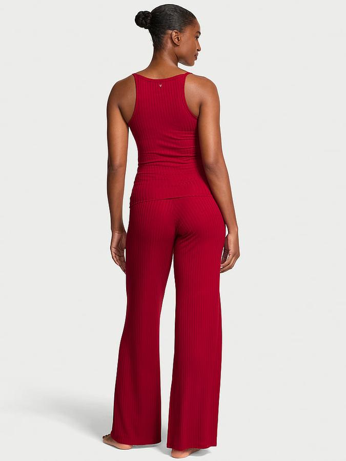 Modal Wide-Rib Lounge Tank & Pants Set