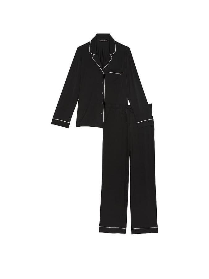 Modal Soft Long Pajama Set image number 2