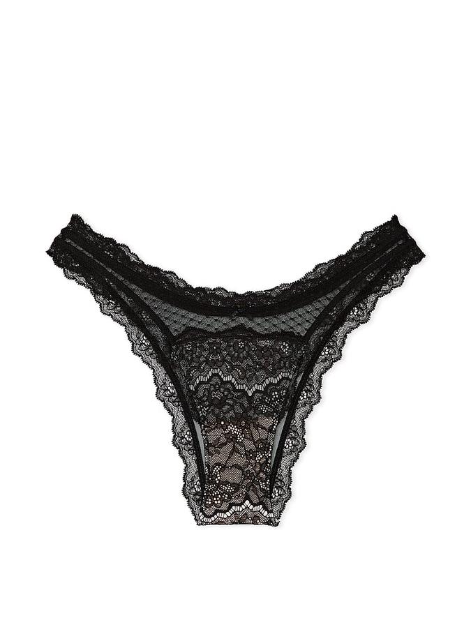 Lace & Mesh Brazilian Panty image number 2