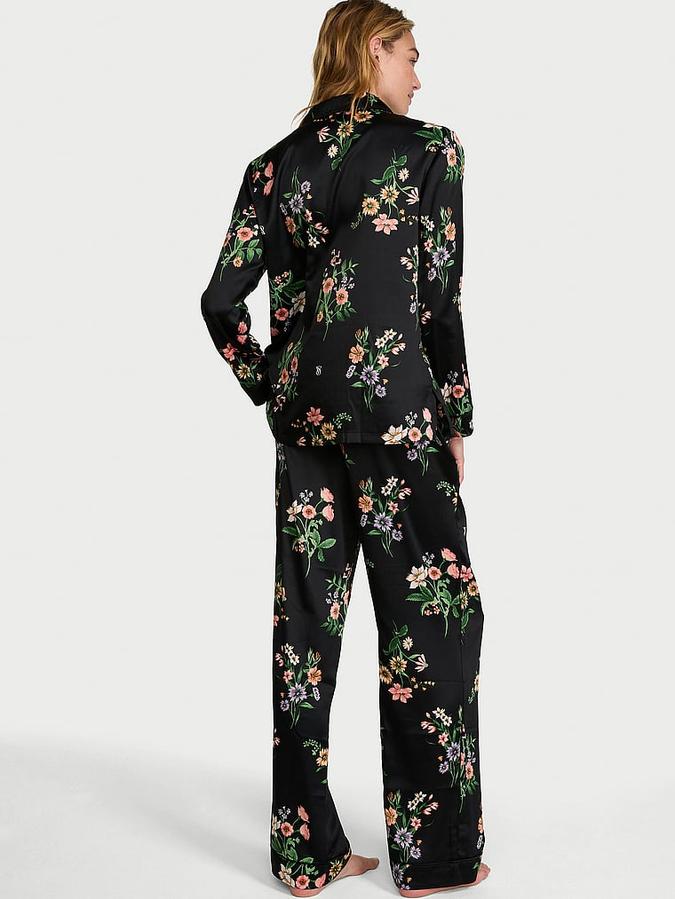 Signature Satin Long Pajama Set