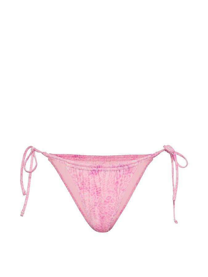 Ruched Double-Strap Brazilian Bikini Bottom image number 2