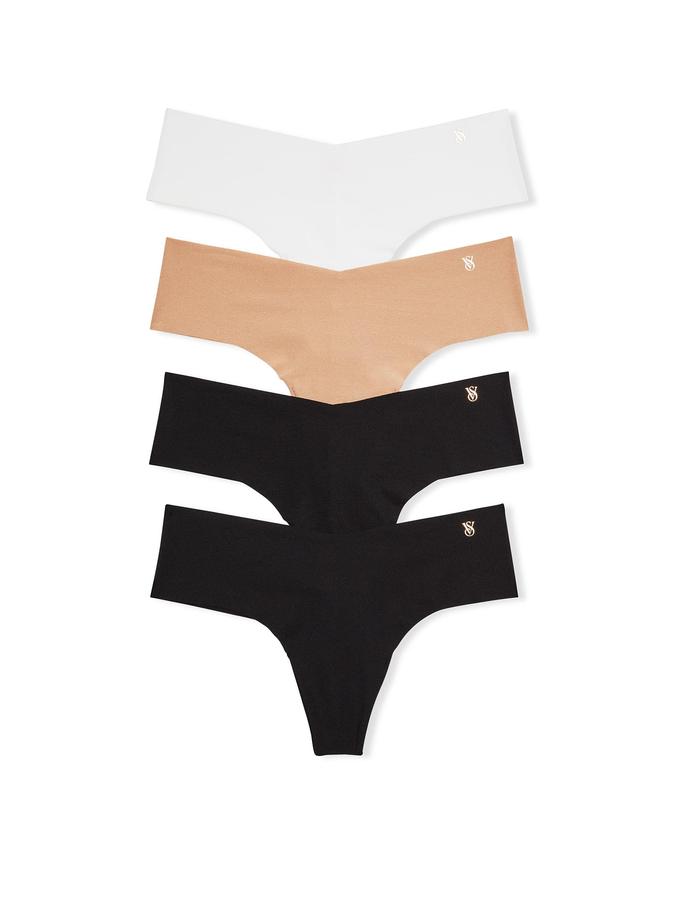 5-Pack No-Show Thong Panties image number 2