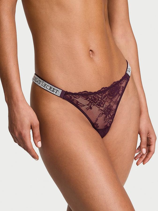 Shine Strap Brazilian Panty