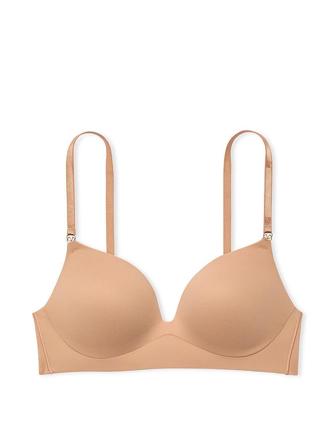 Smooth Wireless Push-Up Plunge Bra image number 2