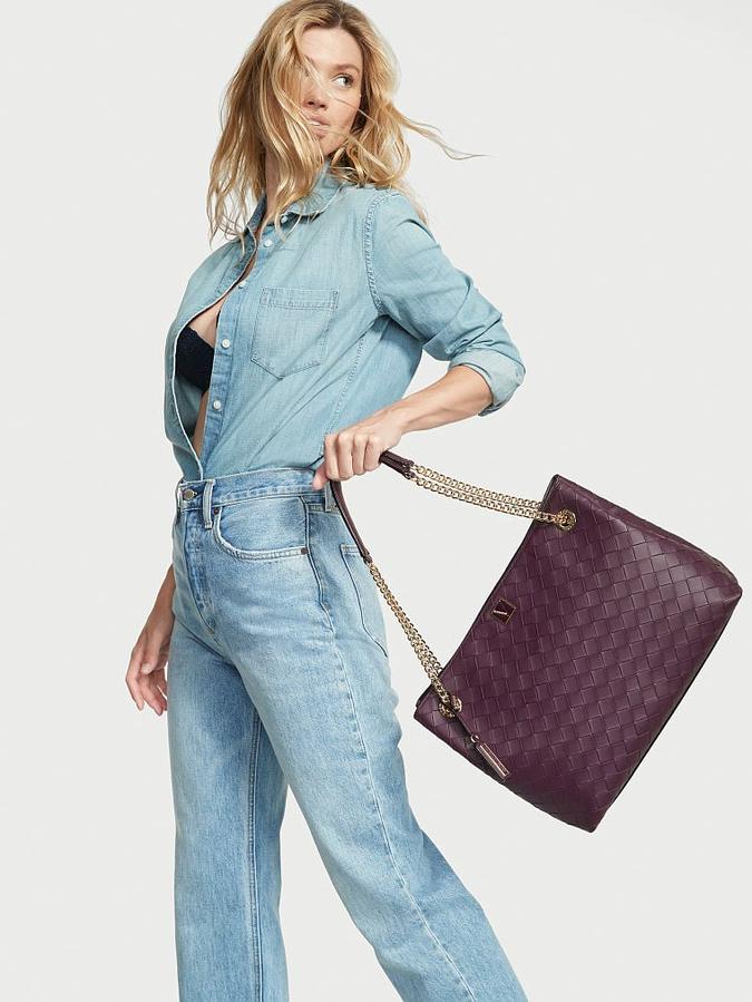 The Victoria Shoulder Tote Violet image number 2