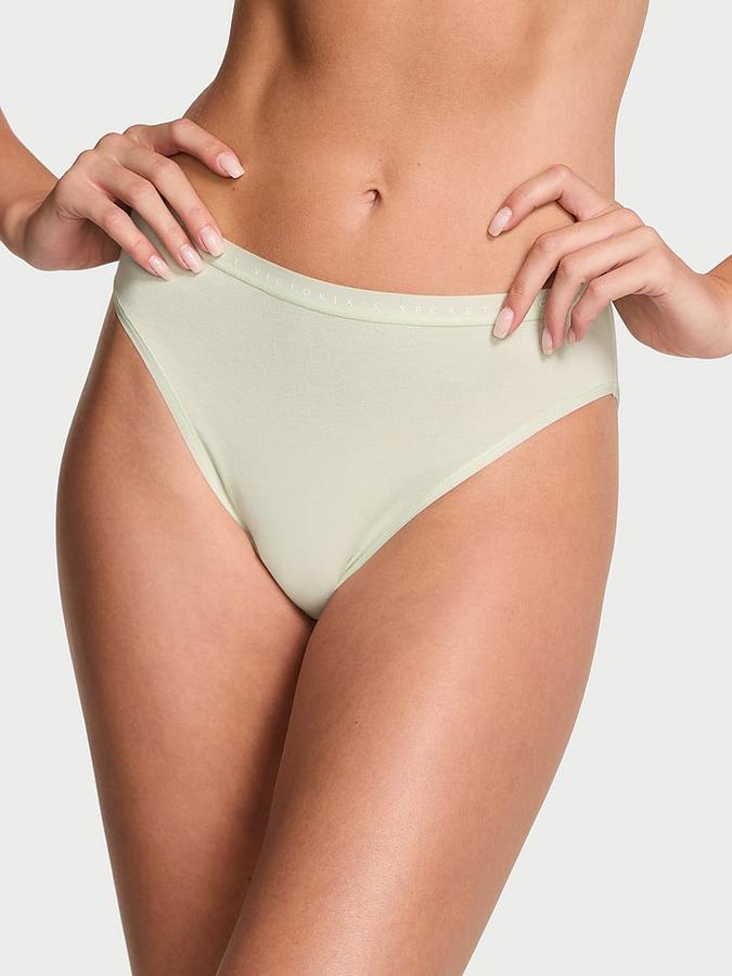 Stretch Cotton High-Leg Brief Panty
