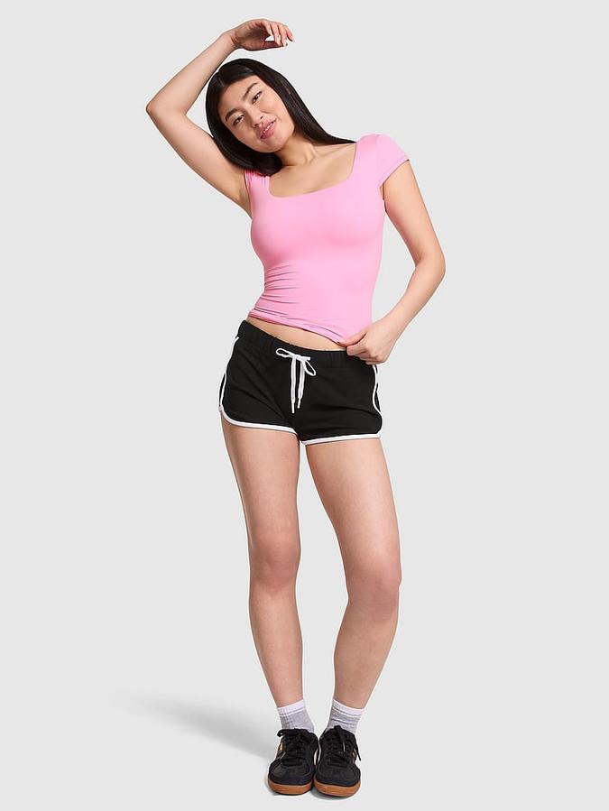 Cotton Modal Micro Shorts image number 0