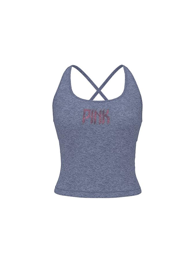 All-Day Cotton Square-Neck Bra Tank image number 2