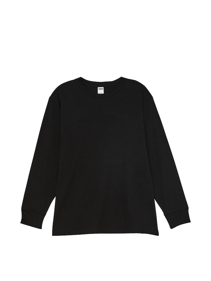 Campus Cotton Long-Sleeve Tee image number 0