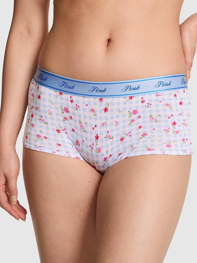 Logo Cotton Boyshort Panty