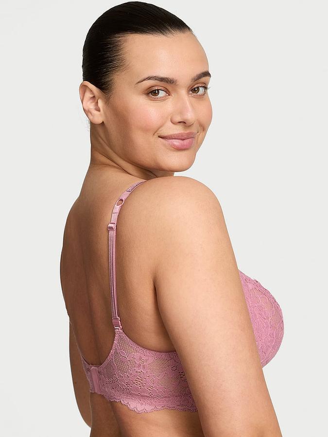 Wicked Twinkle Strap Unlined Lace Balconette Bra image number 1