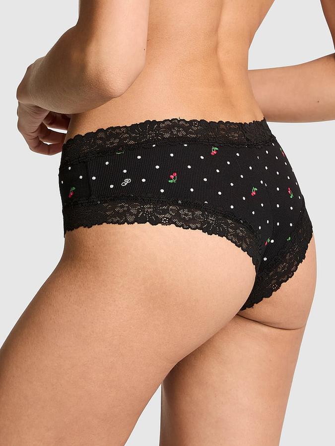 PINK Wink&trade; Lace-Trim Cheeky Panty