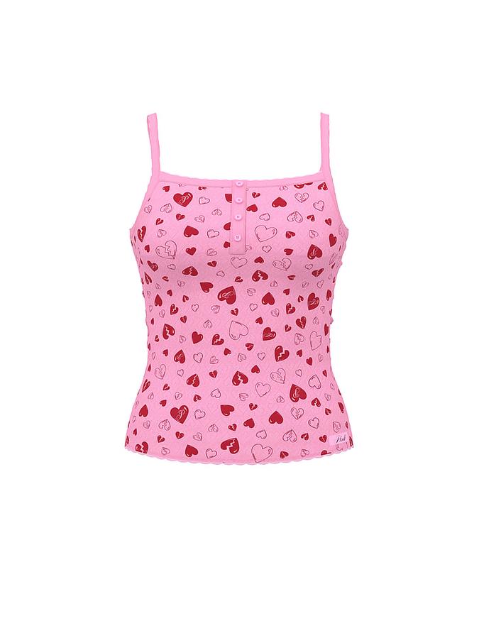 Pointelle Henley Cami image number 2