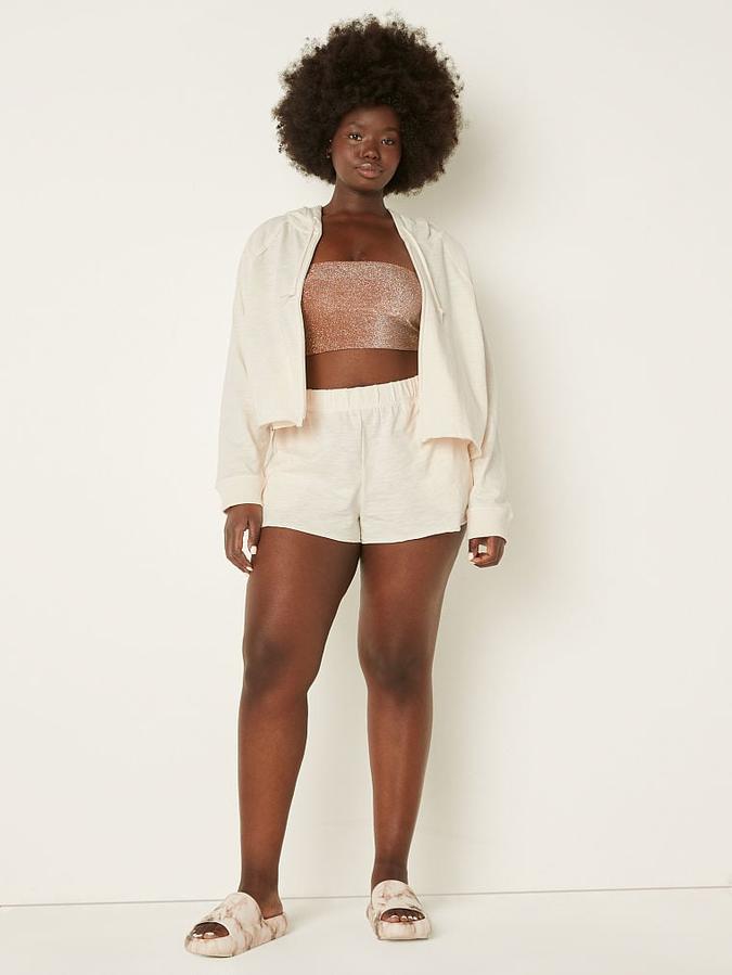 Summer Lounge Cotton Zip-Up Hoodie image number 3