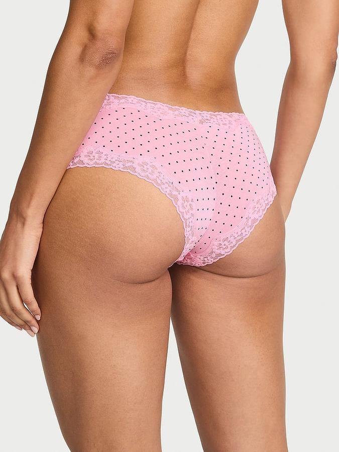 Cotton Lace-Waist Cheeky Panty