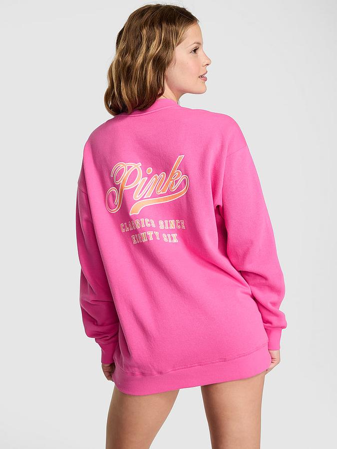 Ivy Fleece Oversized Crew Sweatshirt image number 1