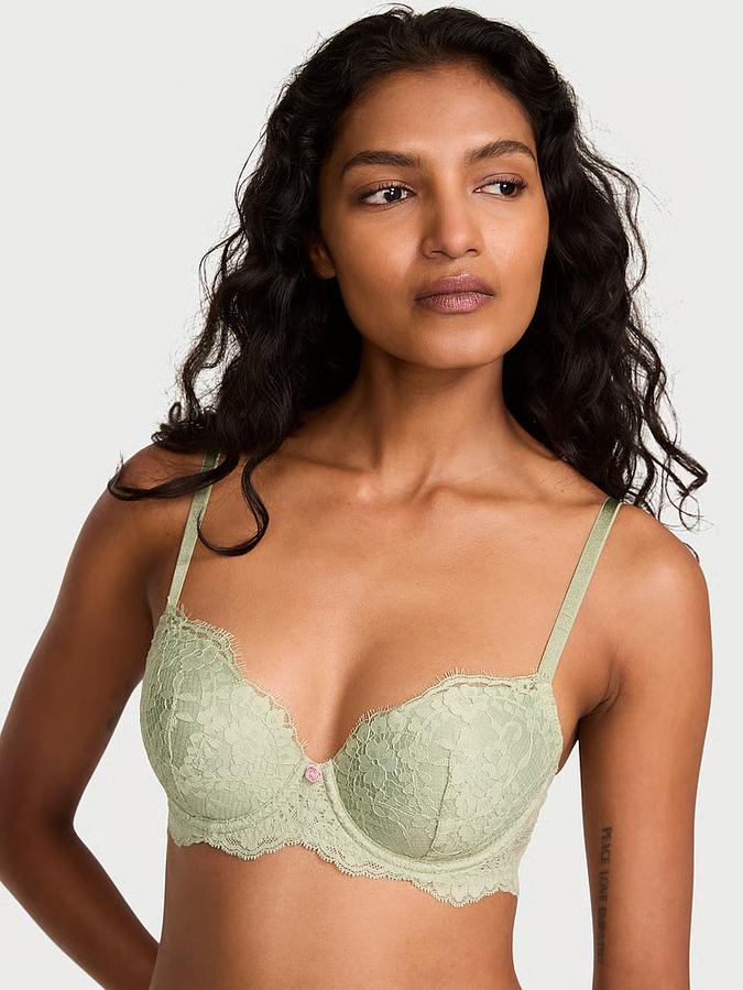 Lace Lightly Lined Classic Coverage Demi Bra