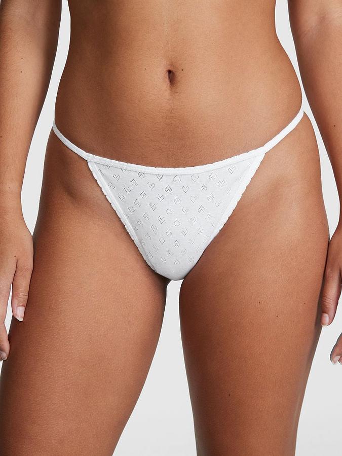 Cotton V-String Panty image number 0