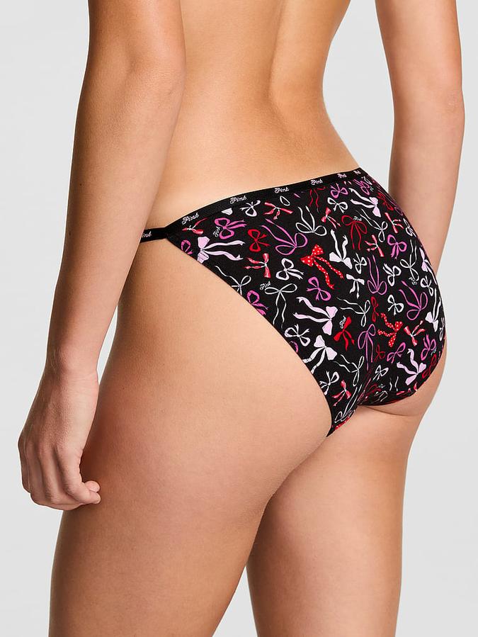 Logo Cotton String Bikini Panty