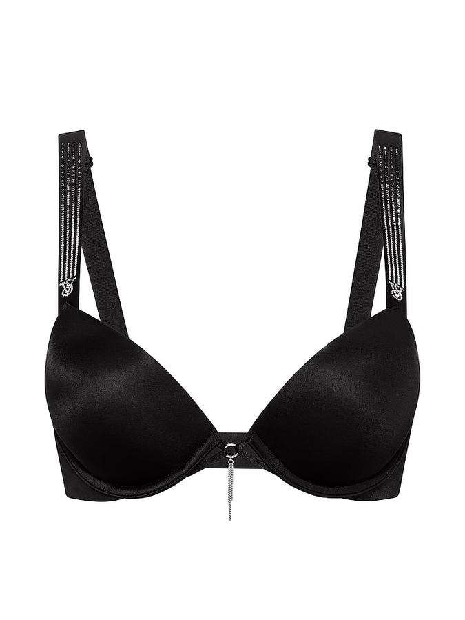 Bombshell Add-2-Cups Ombr&eacute; Stripe Shine Strap Push-Up Bra image number 2