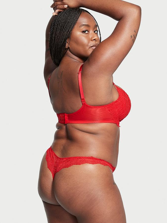 Wicked Unlined Lace Balconette Bra image number 1