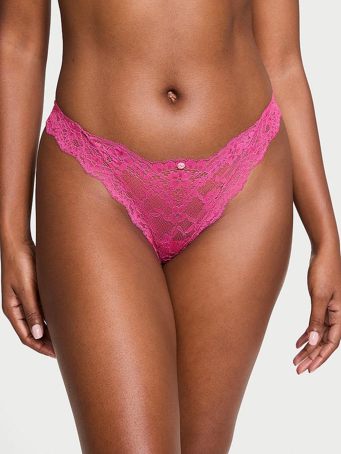 Lace Thong Panty image number 0