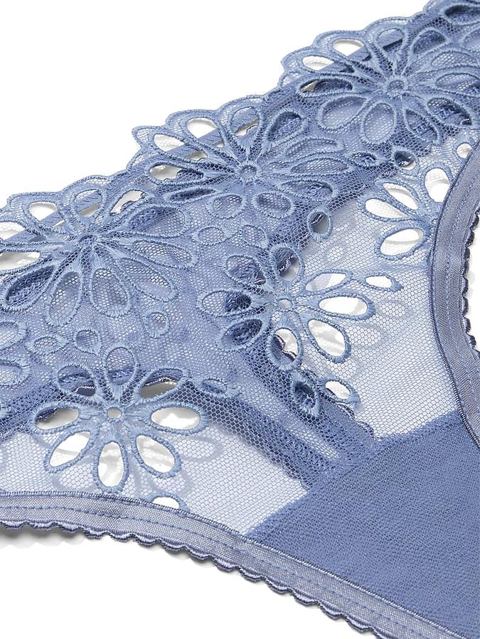 Eyelet Mesh Thong Panty image number 1