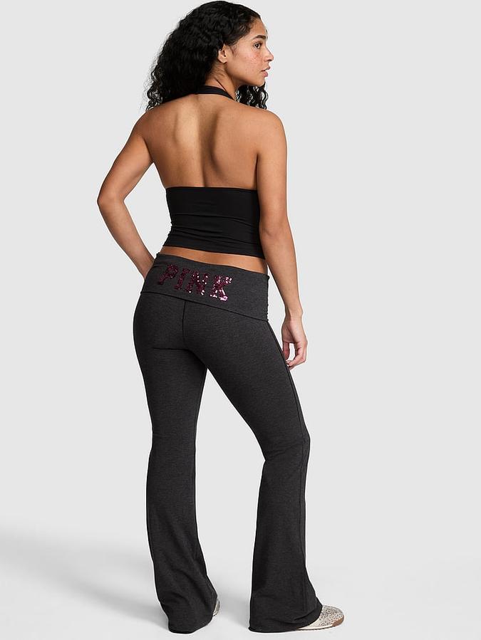 All-Day Cotton&trade; Foldover Flare Leggings