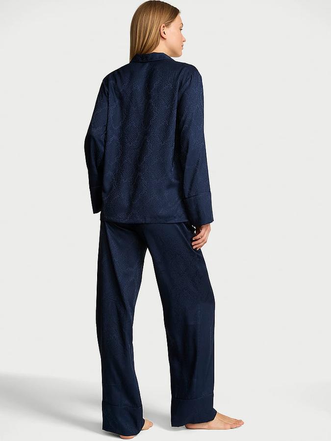 Signature Satin Long Pajama Set