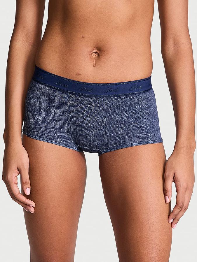 Logo Cotton Boyshort Panty image number 0